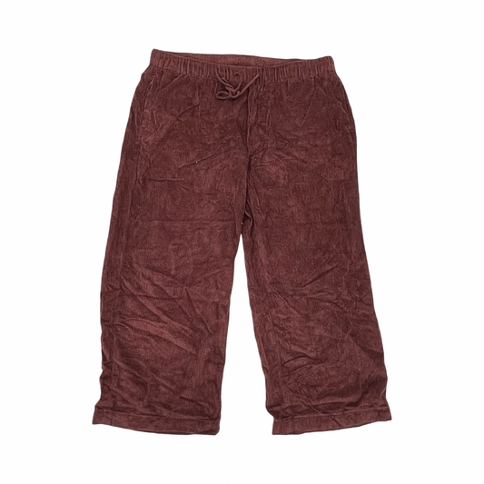 Pants Corduroy By American Eagle In Maroon, Size:Xl