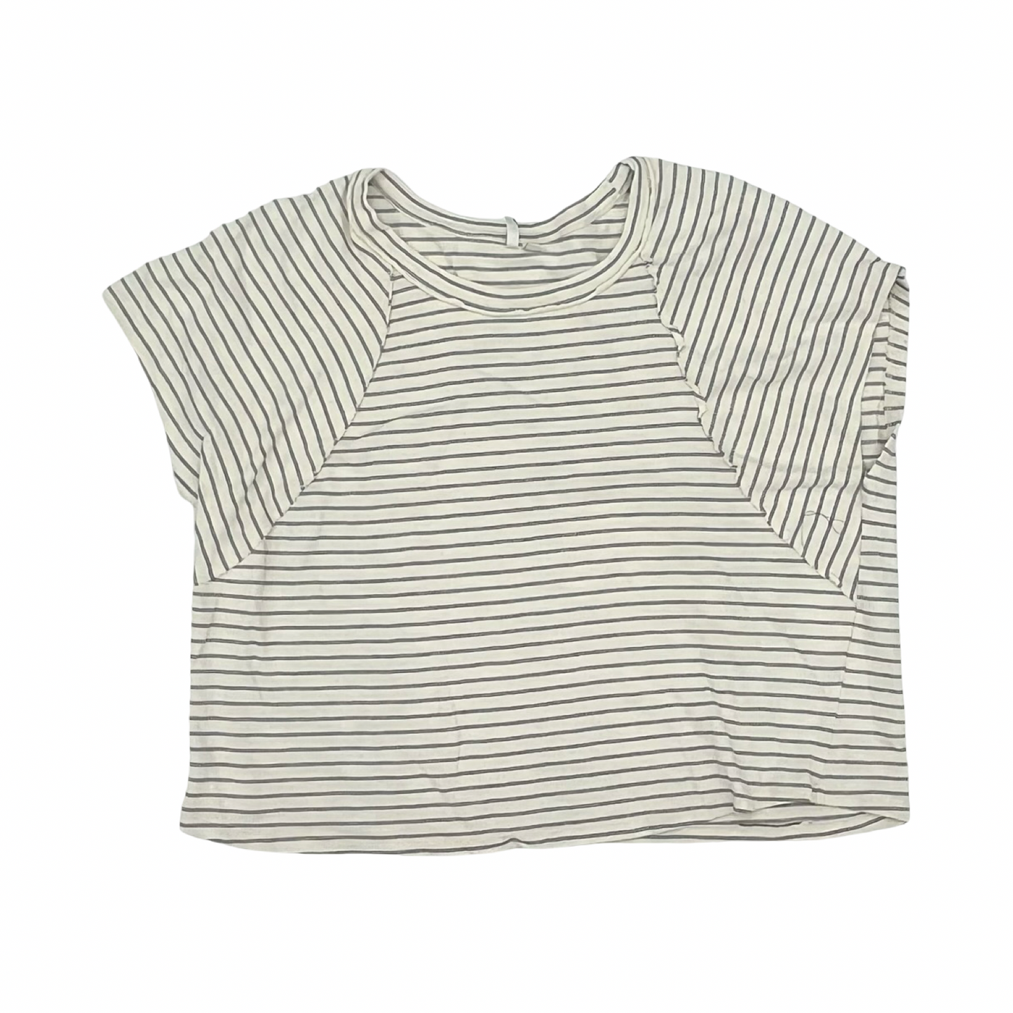 Top Ss By Cato In Black & Cream, Size:2X