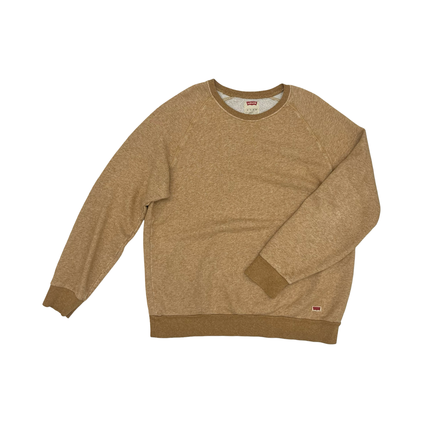 Sweatshirt Crewneck By Levis In Tan, Size:Xl