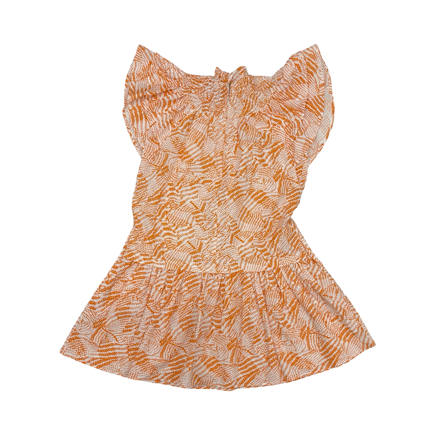 Dress Party Short By Pinch In Orange & White, Size:S