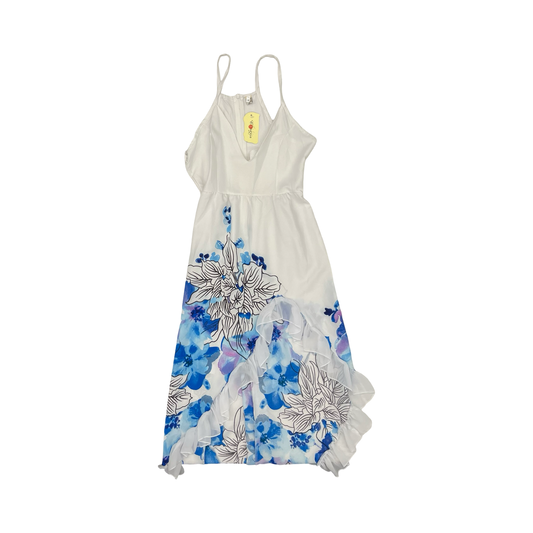 Dress Party Midi By Clothes Mentor In White, Size:S