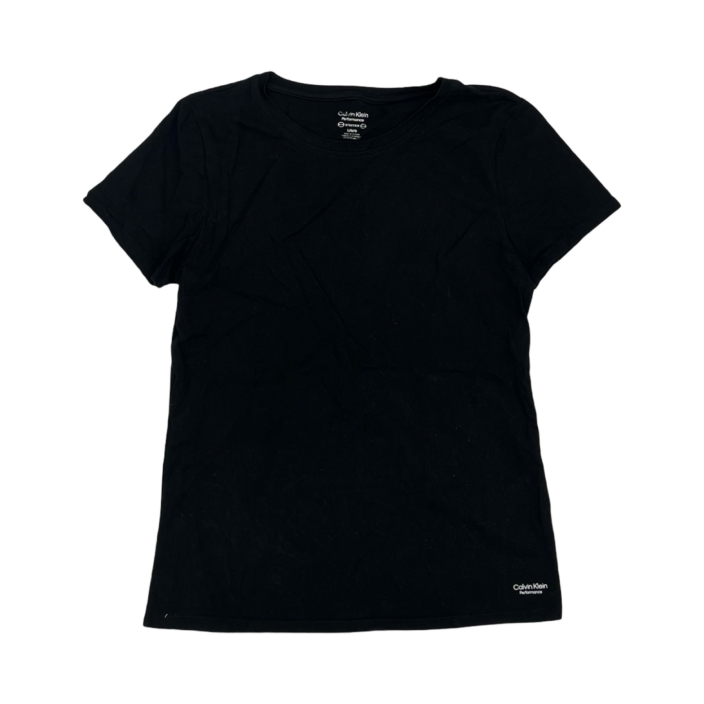 Top Ss By Calvin Klein In Black, Size:L