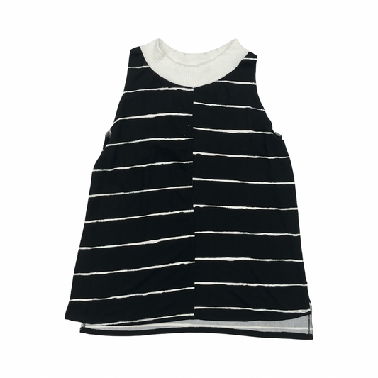 Top Sleeveless By Ces Femme In Black & White, Size:S