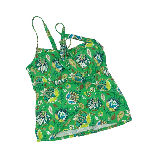 Swimsuit Top By Lands End In Green, Size:16