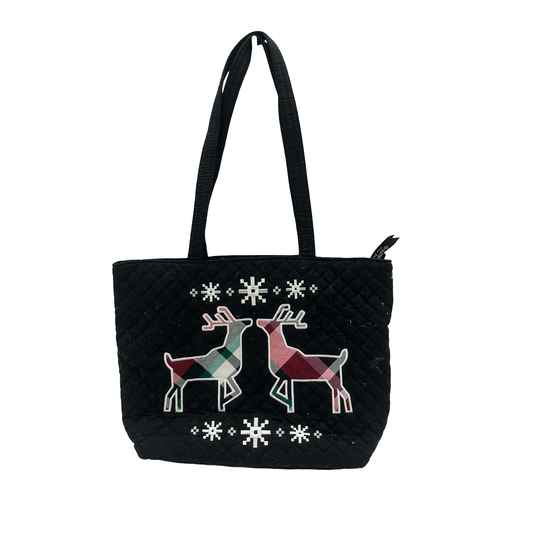 Handbag By Vera Bradley In Black, Size:Medium