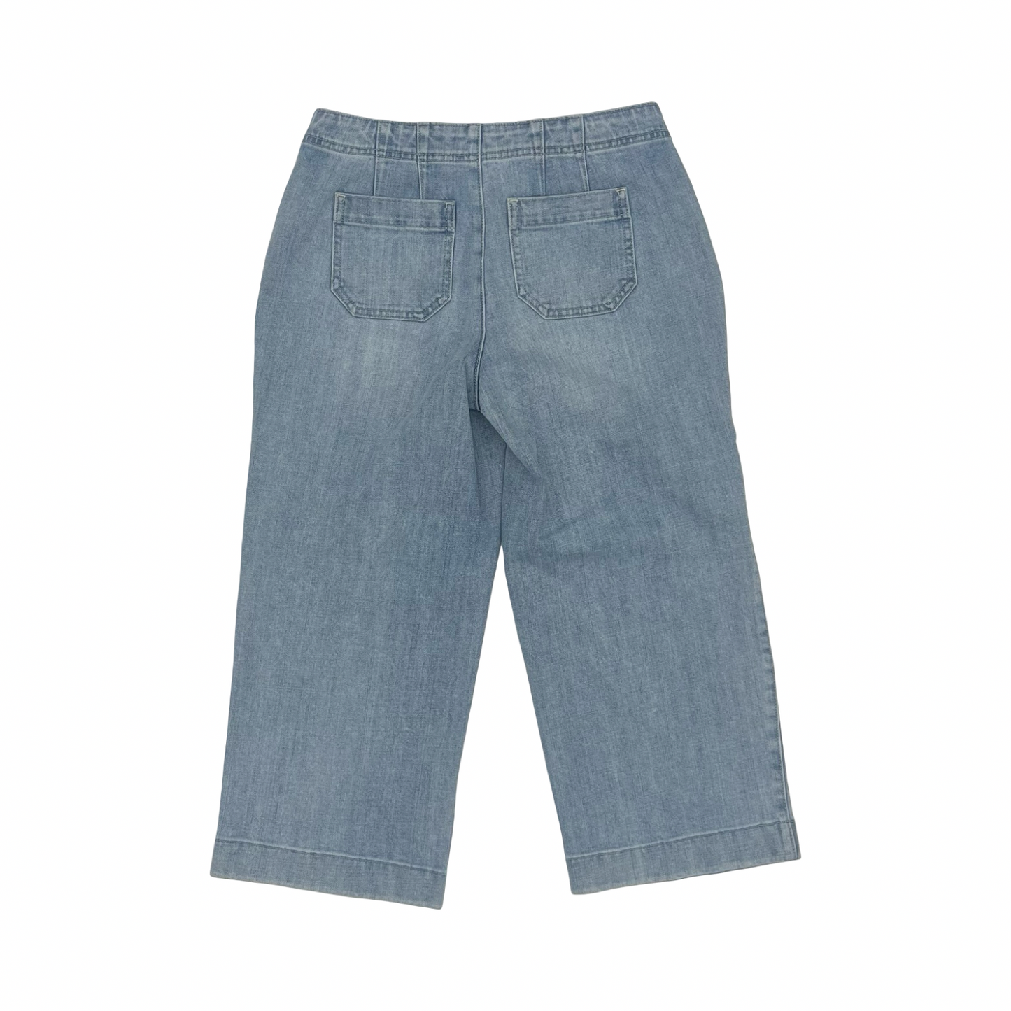 Jeans Cropped By Talbots In Blue Denim, Size:4P