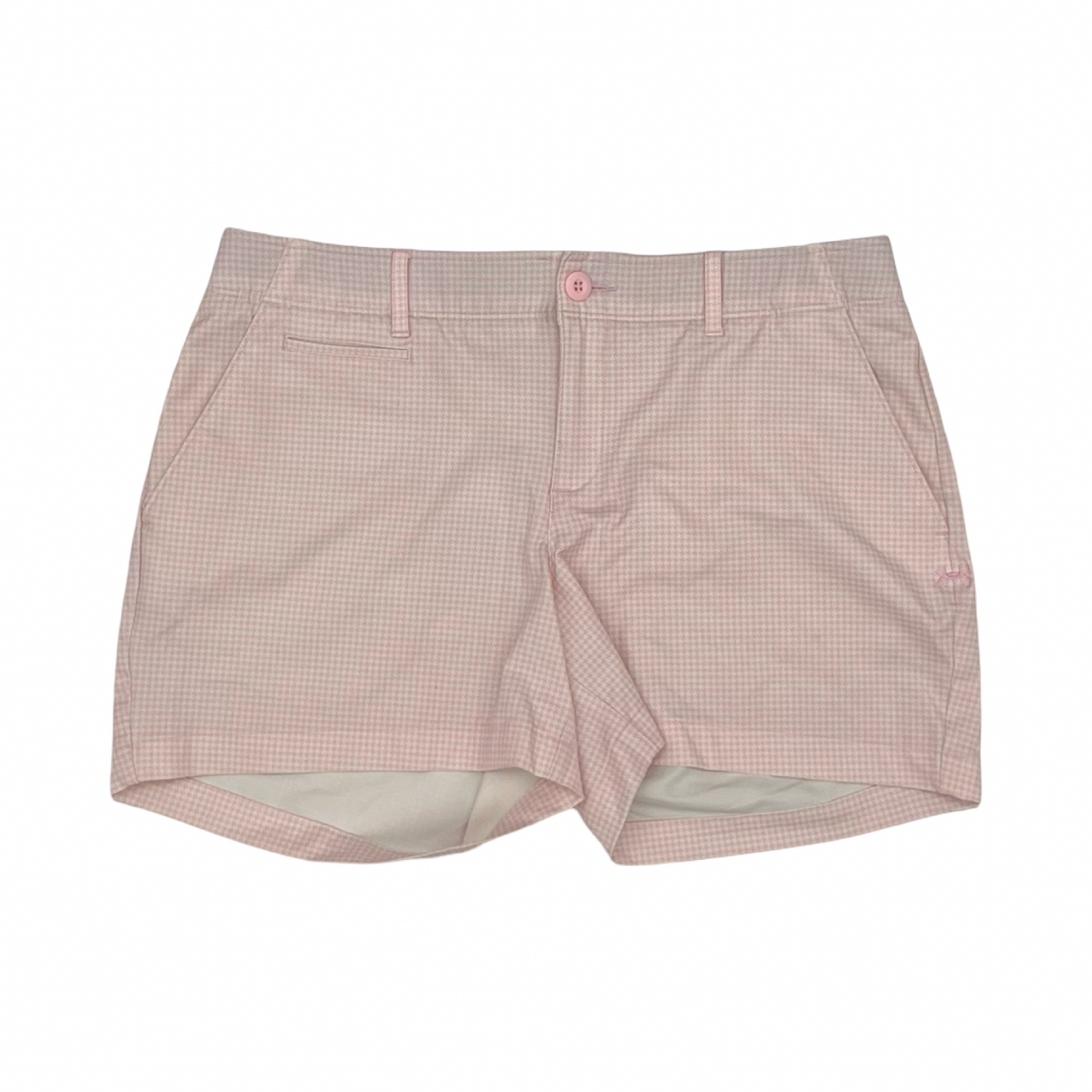 Athletic Shorts By Under Armour In Pink & White, Size:10