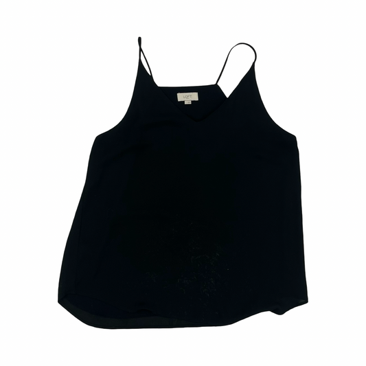 Blouse Sleeveless By Loft In Black, Size:L