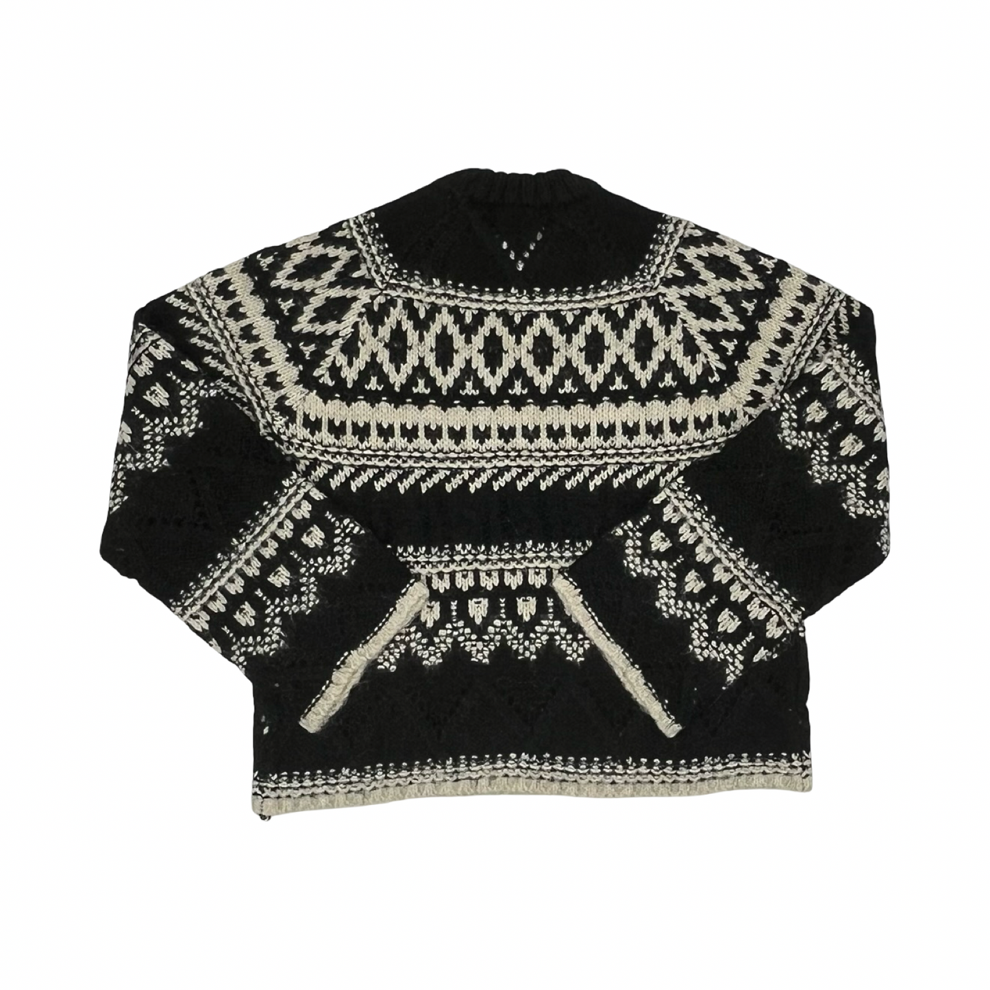 Sweater By Sanctuary In Black & Tan, Size:S