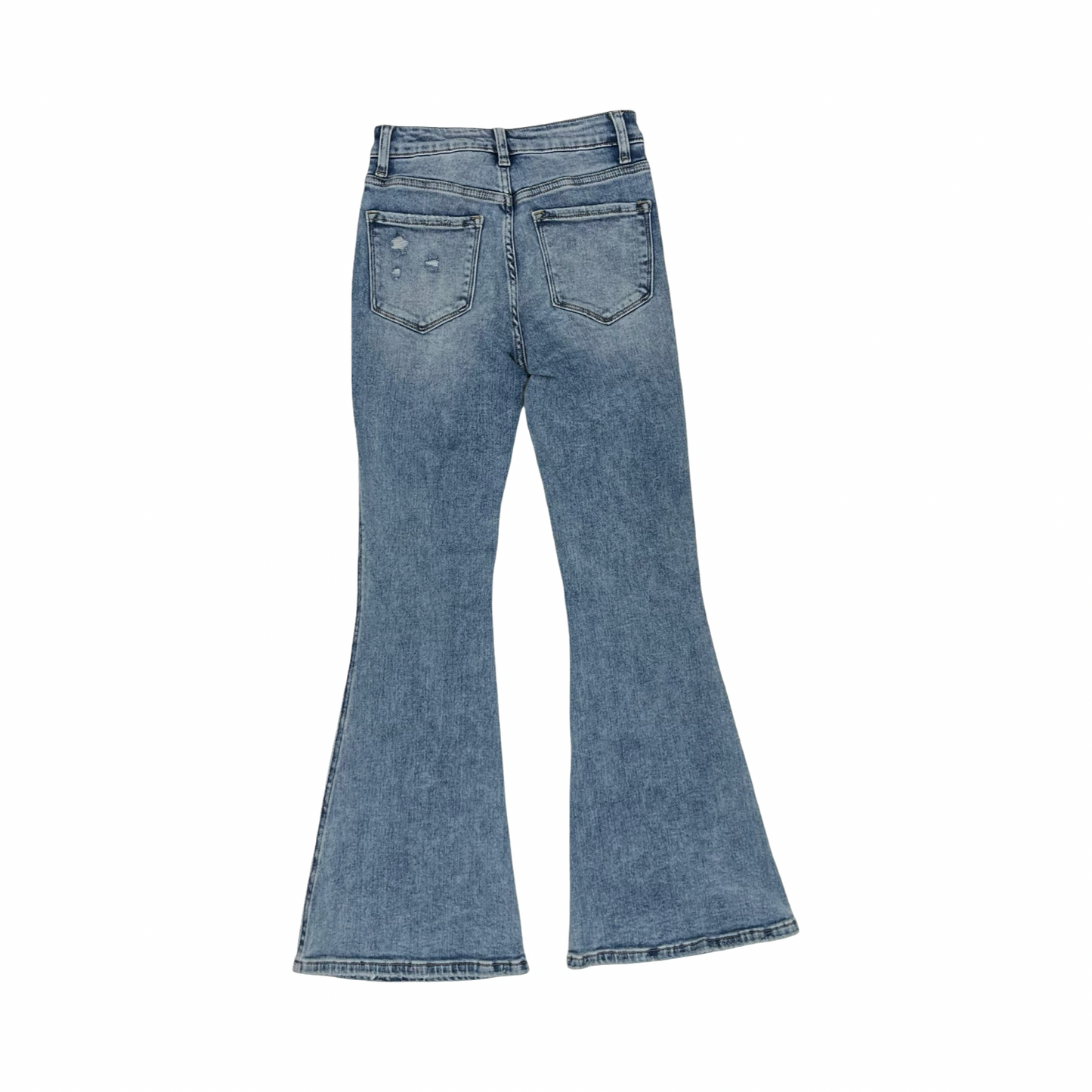 Jeans Flared By Flying Monkey In Blue Denim, Size:0
