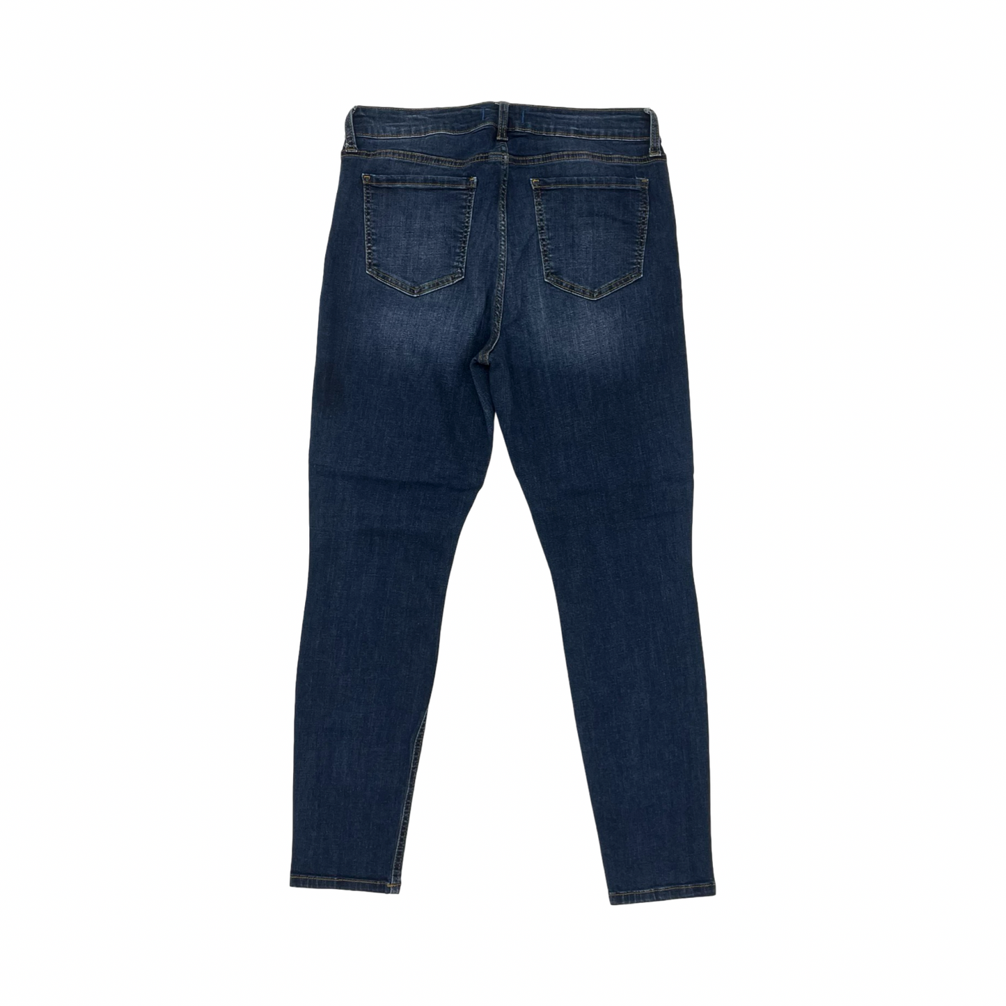 Jeans Skinny By Levis In Blue Denim, Size:12