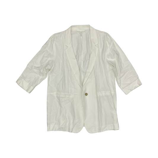 Blazer By Maurices In Cream, Size:Xxl