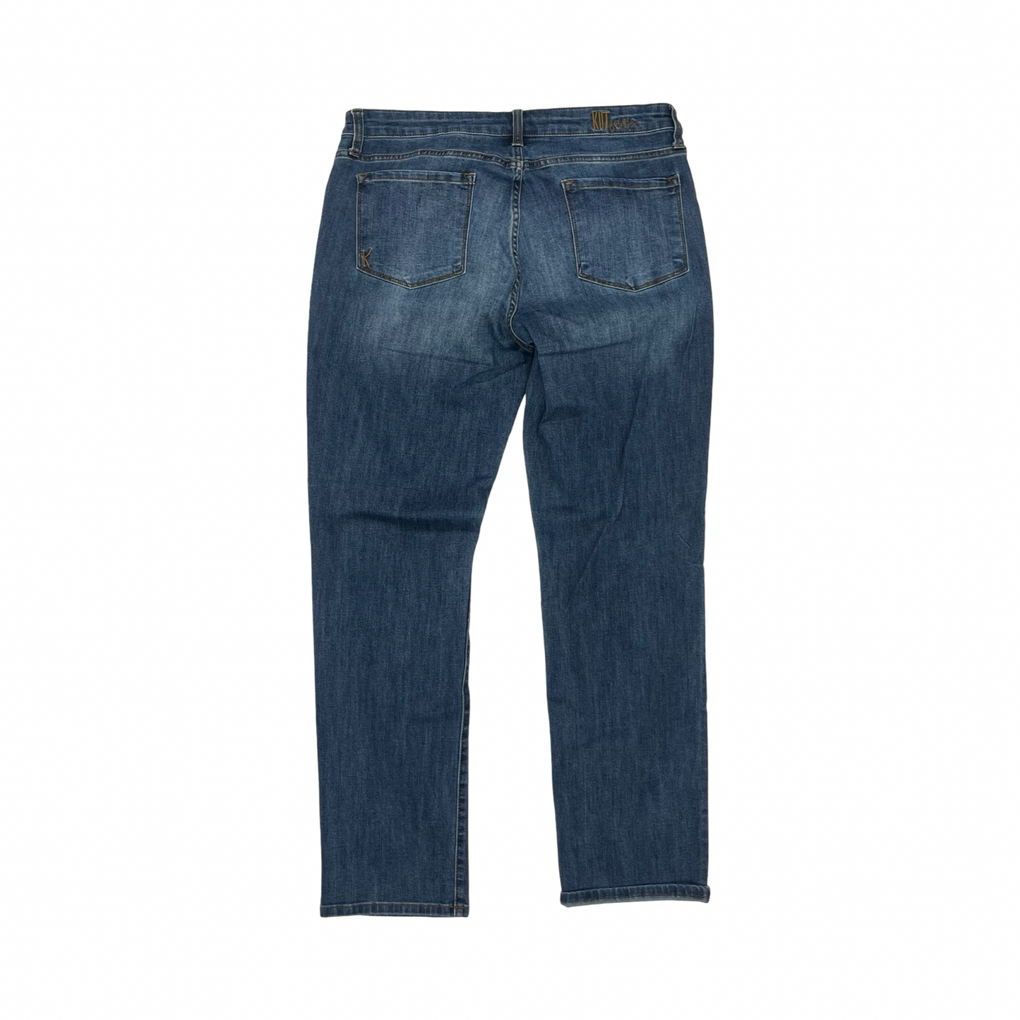 Jeans Skinny By Kut In Blue Denim, Size:12