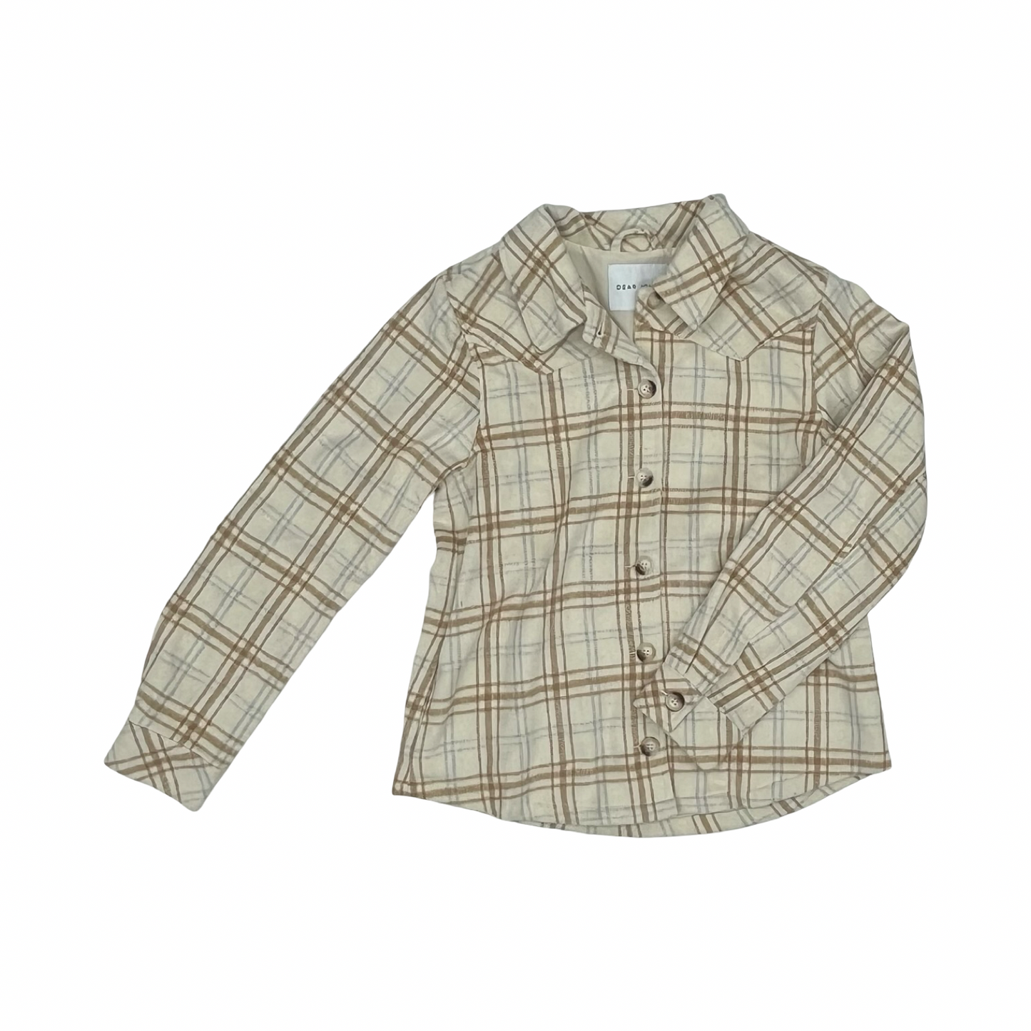 Jacket Shirt By Dear John In Tan, Size:S