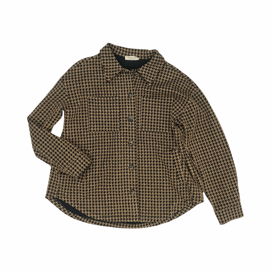 Jacket Other By Doe & Rae In Black & Tan, Size:S