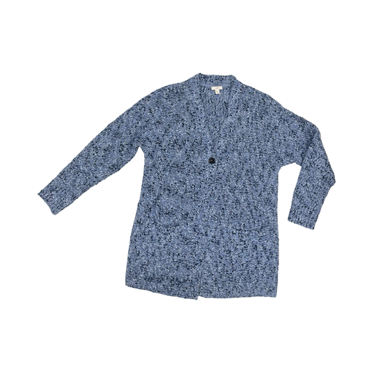 Sweater Cardigan By J. Jill In Blue, Size:Xs