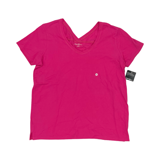 Top Ss By Eddie Bauer In Pink, Size:Xl