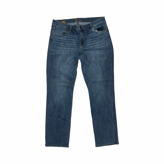 Jeans Skinny By Kut In Blue Denim, Size:12