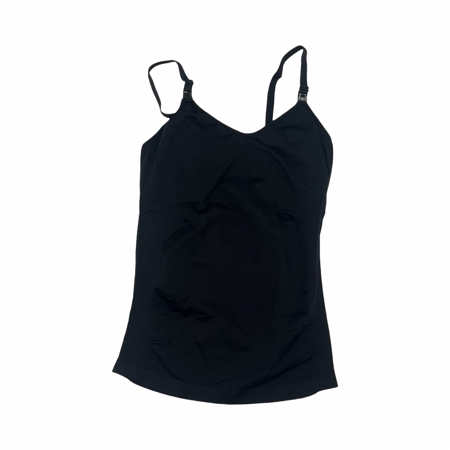 Nursing Top Sleeveless By Cmf In Black, Size:Xl
