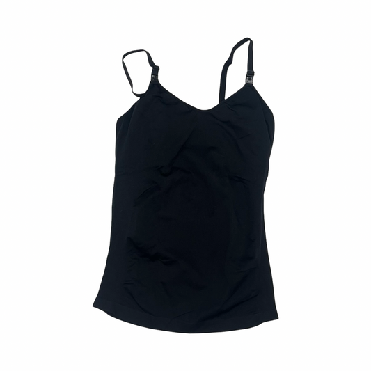 Nursing Top Sleeveless By Cmf In Black, Size:Xl