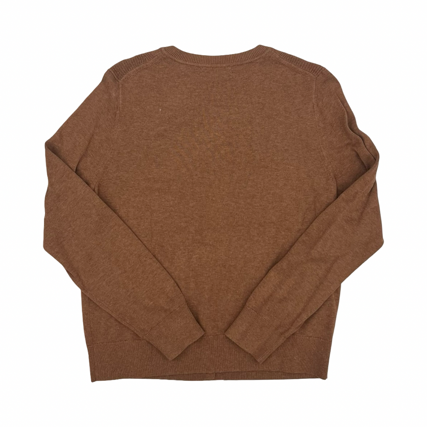 Sweater Cardigan By Banana Republic In Brown, Size:L