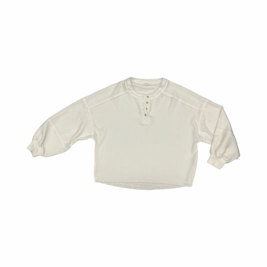 Top Ls By Blu Pepper In White, Size:M