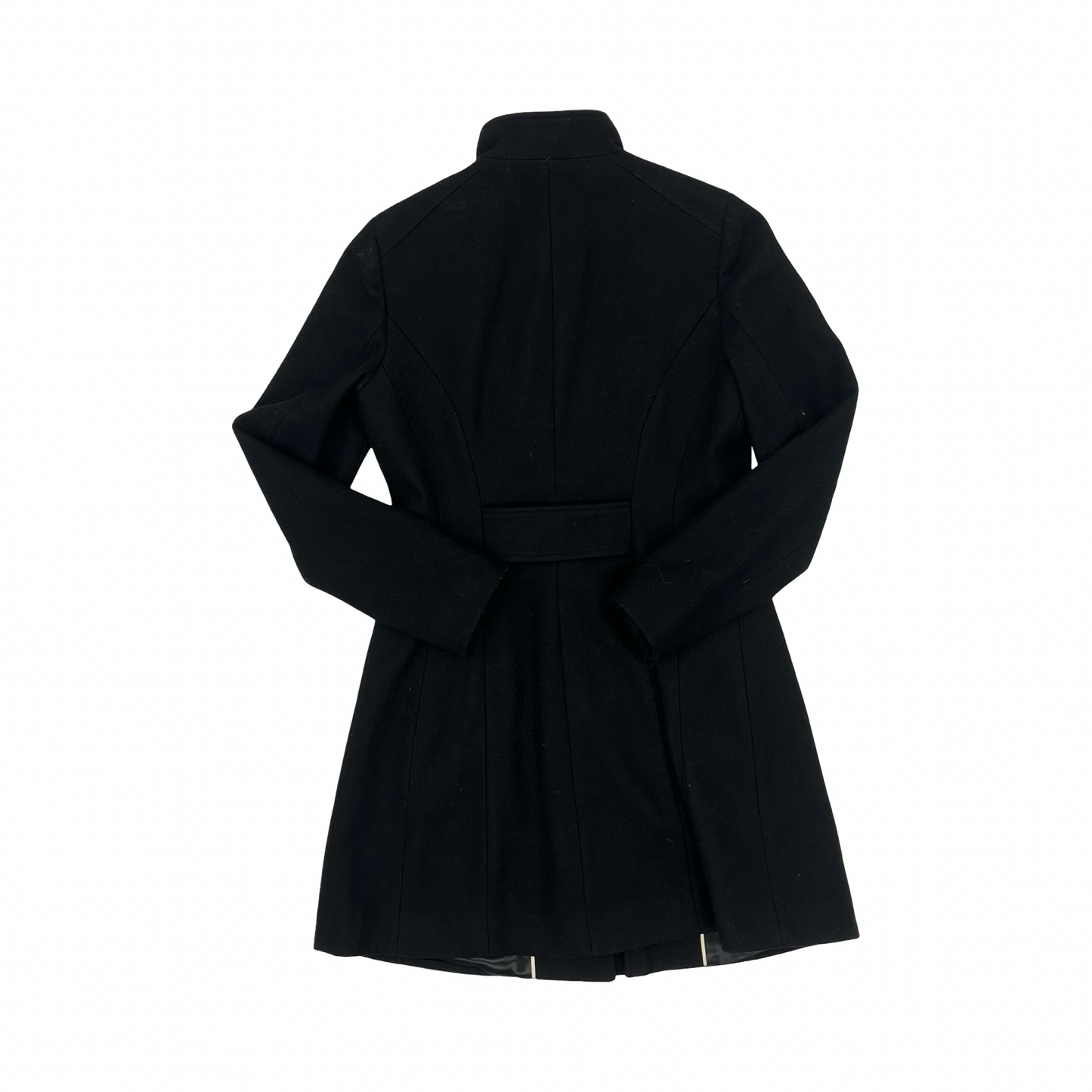 Coat Peacoat By Calvin Klein In Black, Size:S