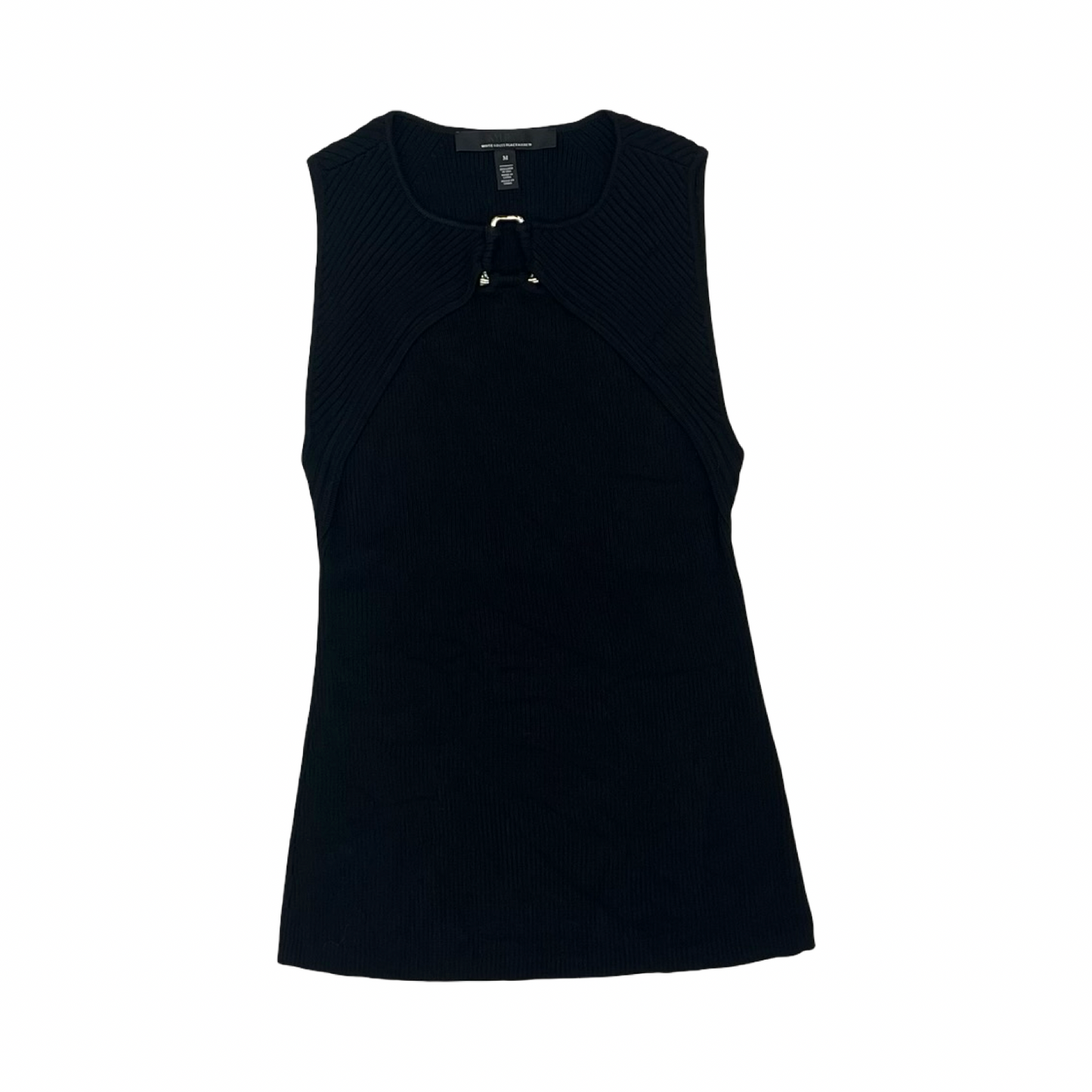 Vest Sweater By White House Black Market In Black, Size:M