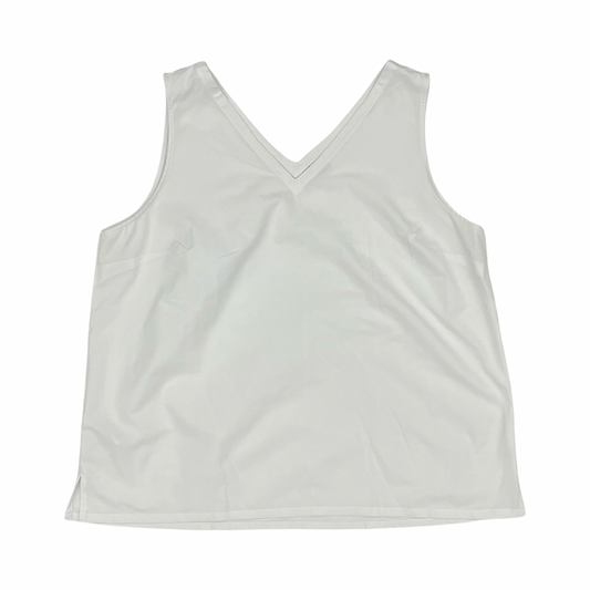 Athletic Top Ss By Eddie Bauer In White, Size:Xl