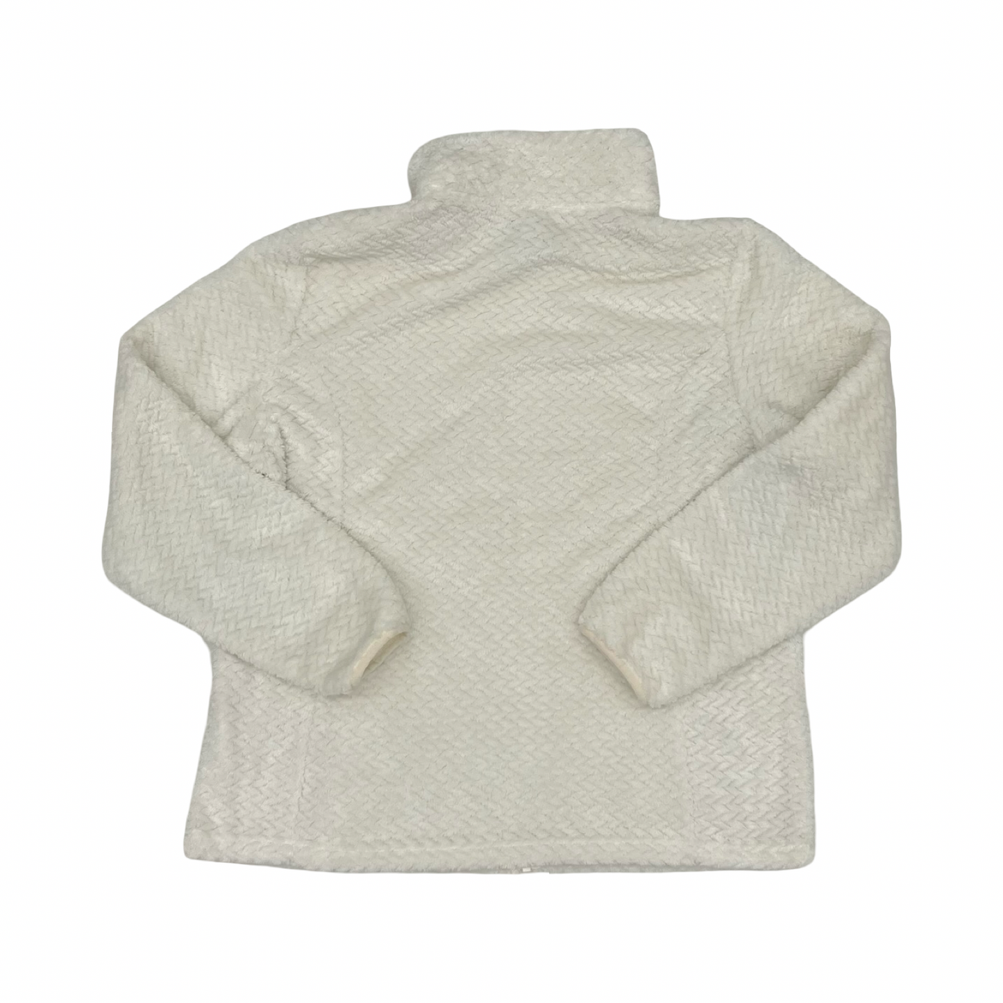 Jacket Faux Fur & Sherpa By Clothes Mentor In Cream, Size:Xl