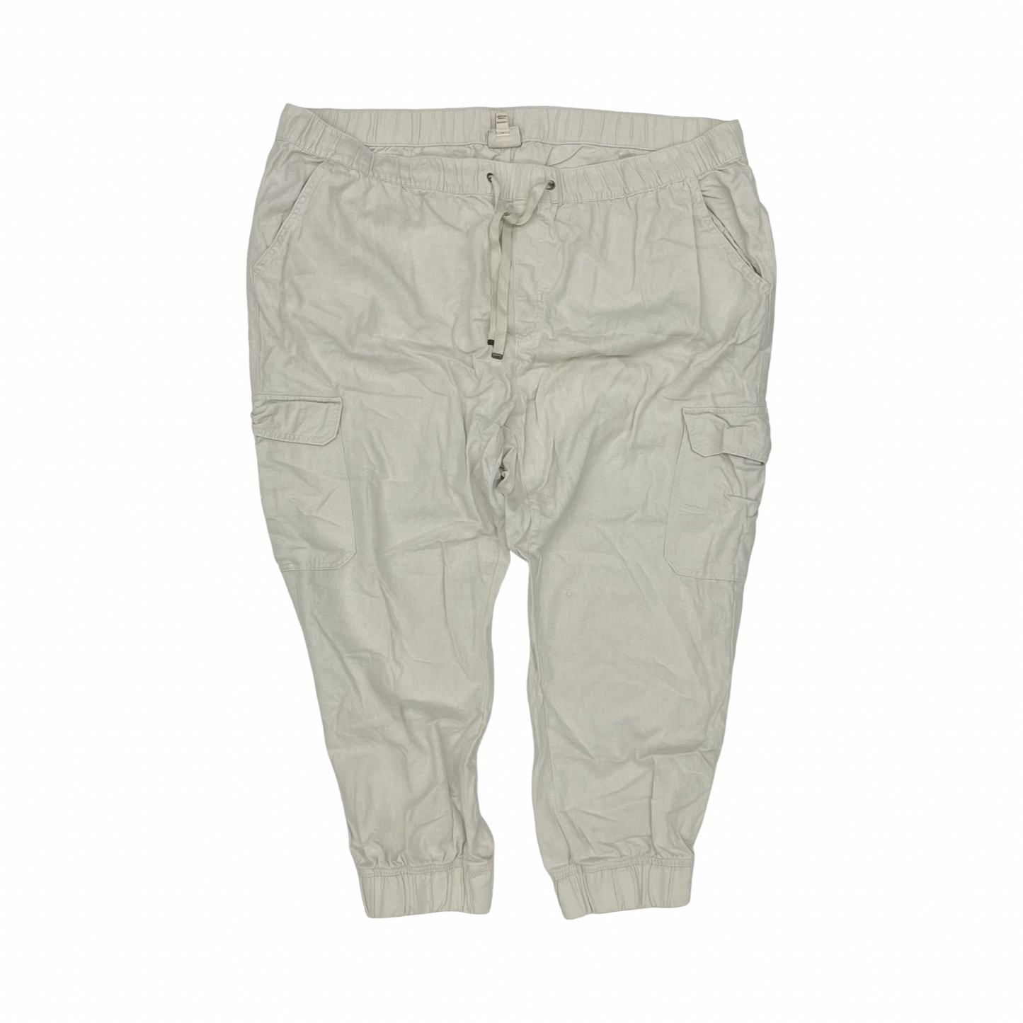 Pants Joggers By St Johns Bay In Tan, Size:2X