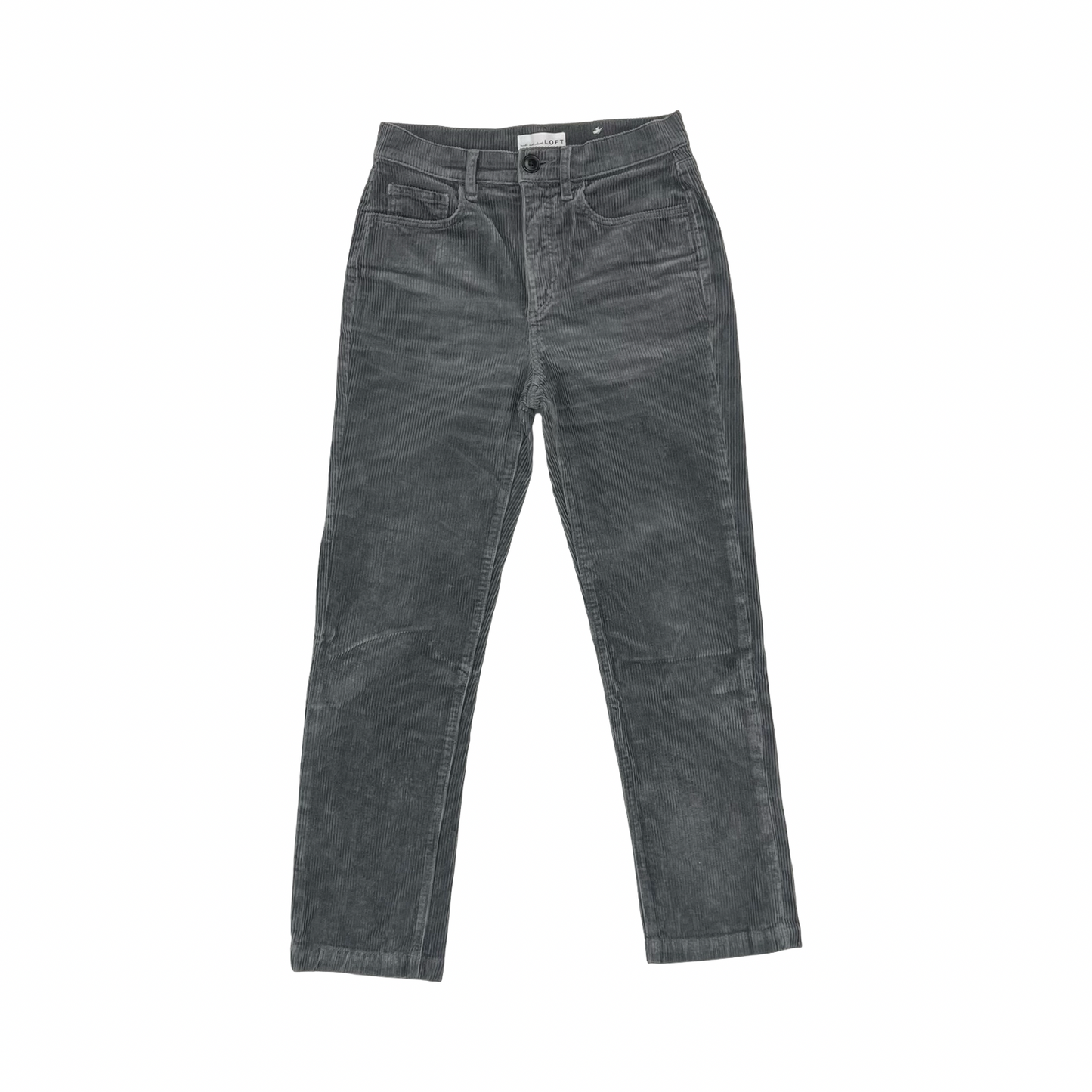 Pants Corduroy By Loft In Grey, Size:0