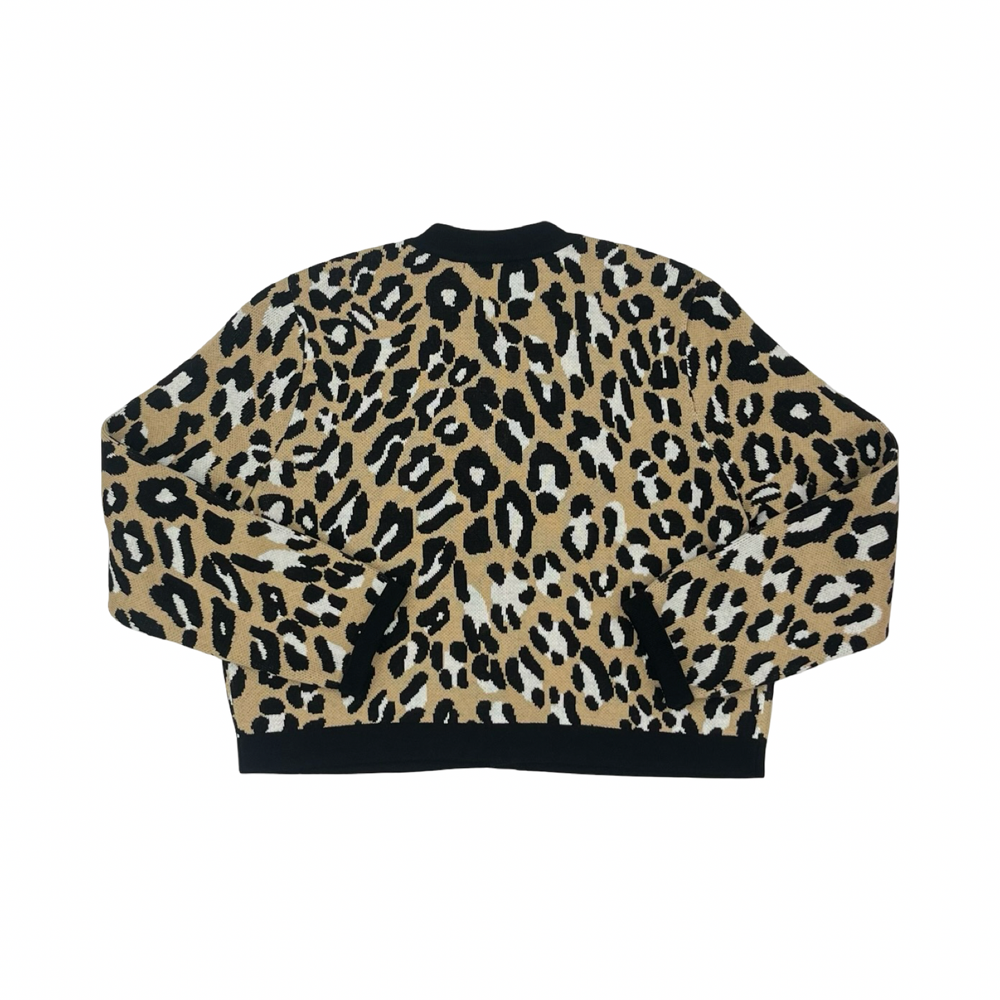 Sweater Cardigan By New York And Co In Brown, Size:L