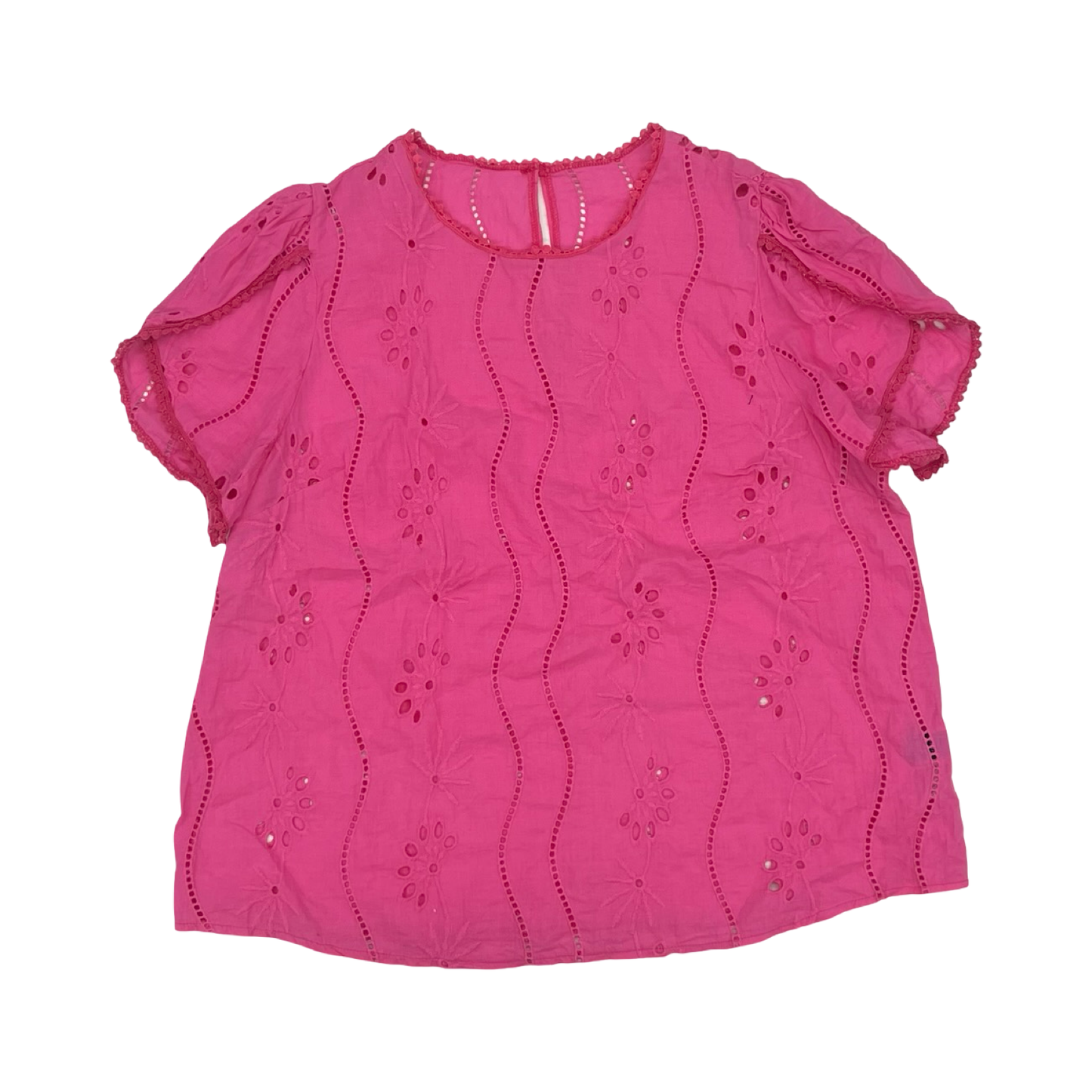 Blouse Ss By Shein In Pink, Size:2X