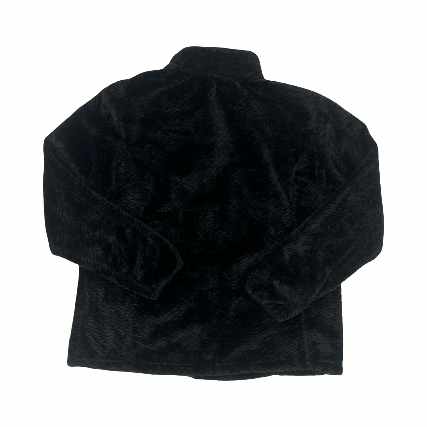 Jacket Faux Fur & Sherpa By Clothes Mentor In Black, Size:Xl