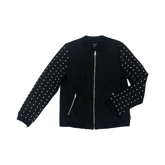 Jacket Fleece By Guess In Black, Size:L