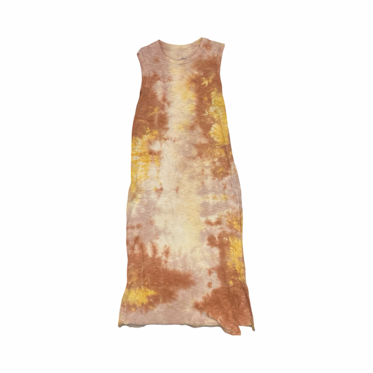 Dress Casual Midi By Universal Thread In Orange, Size:Xs
