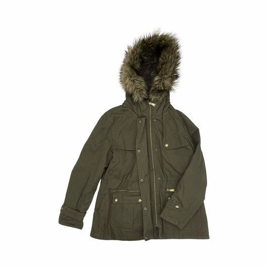 Coat Designer By Michael Kors In Green, Size:L