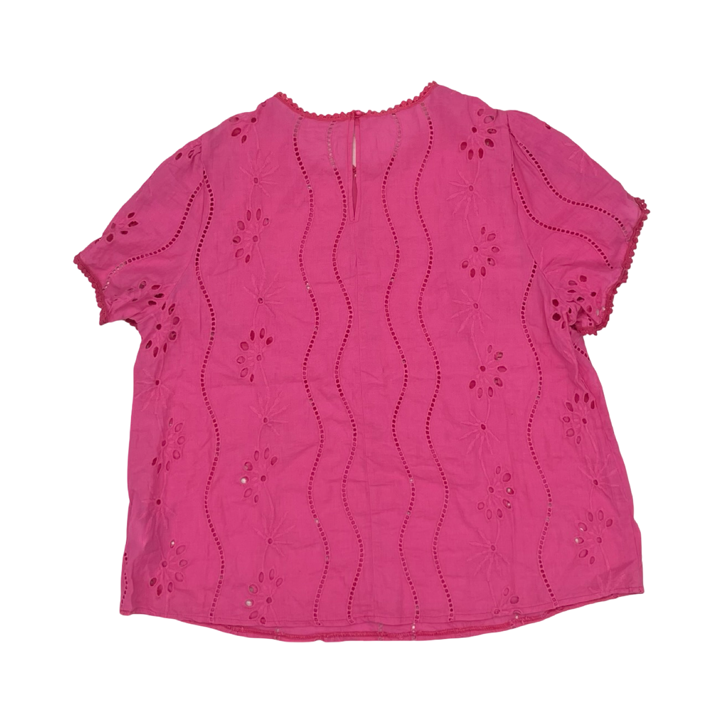 Blouse Ss By Shein In Pink, Size:2X
