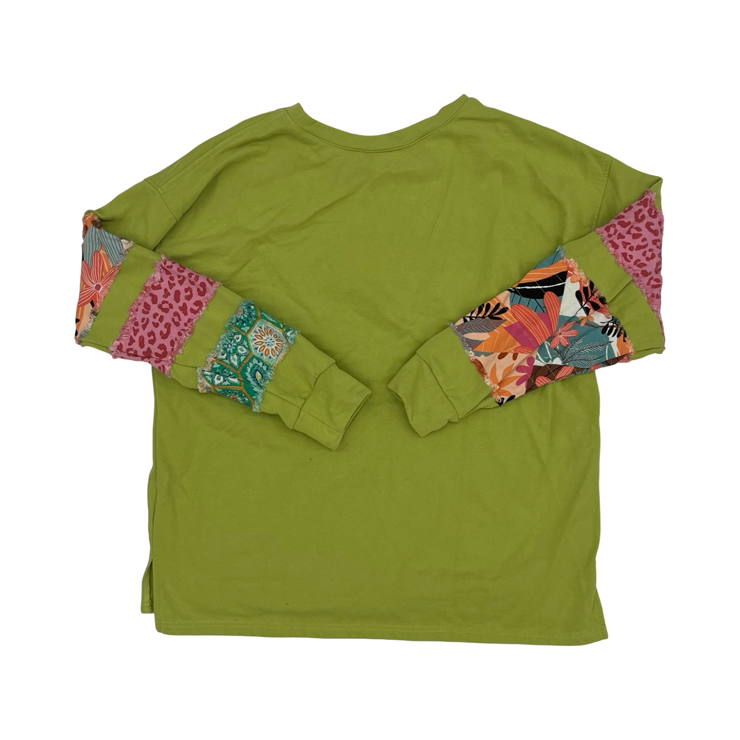 Sweatshirt Crewneck By Easel In Green, Size:S