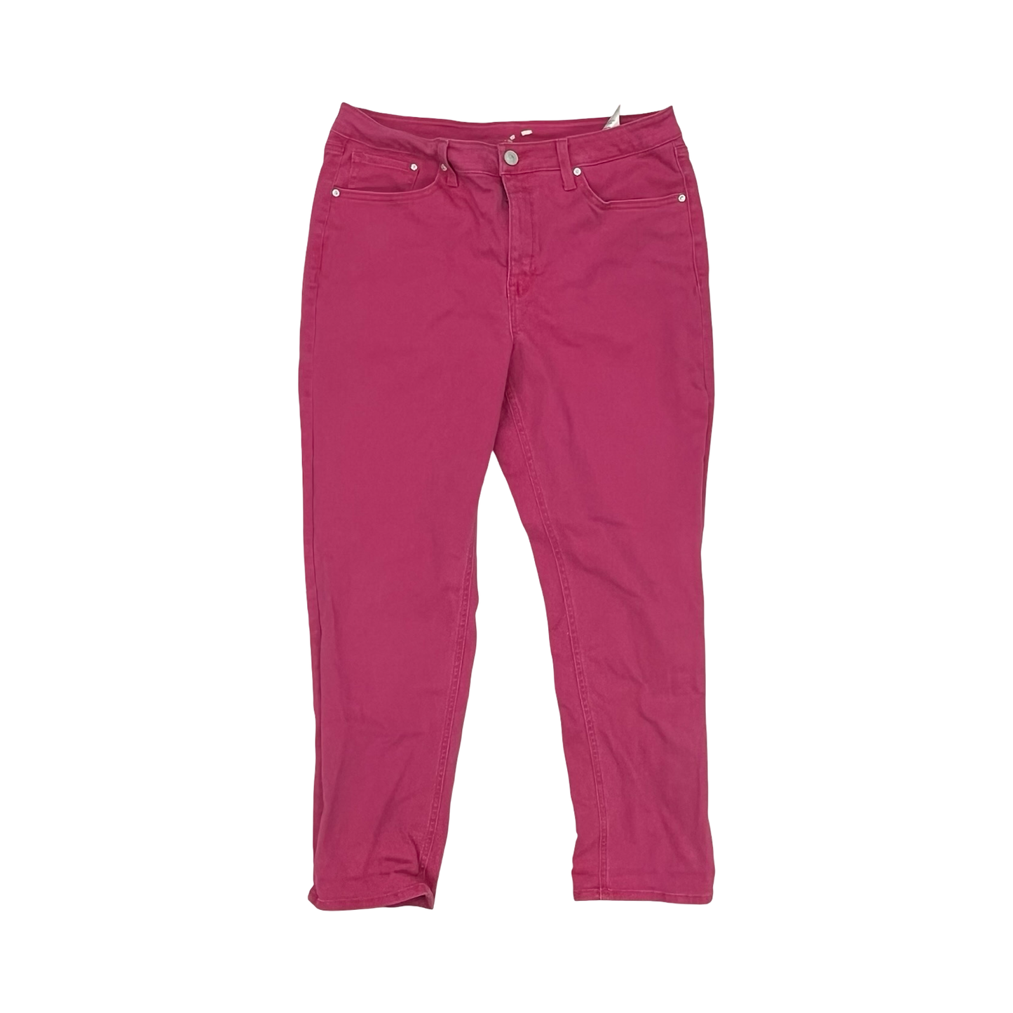 Jeans Straight By Seven 7 In Pink Denim, Size:12