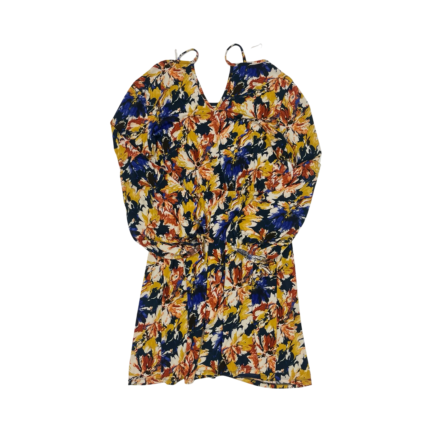 Dress Casual Short By Betseys Boutique Shop In Floral Print, Size:L