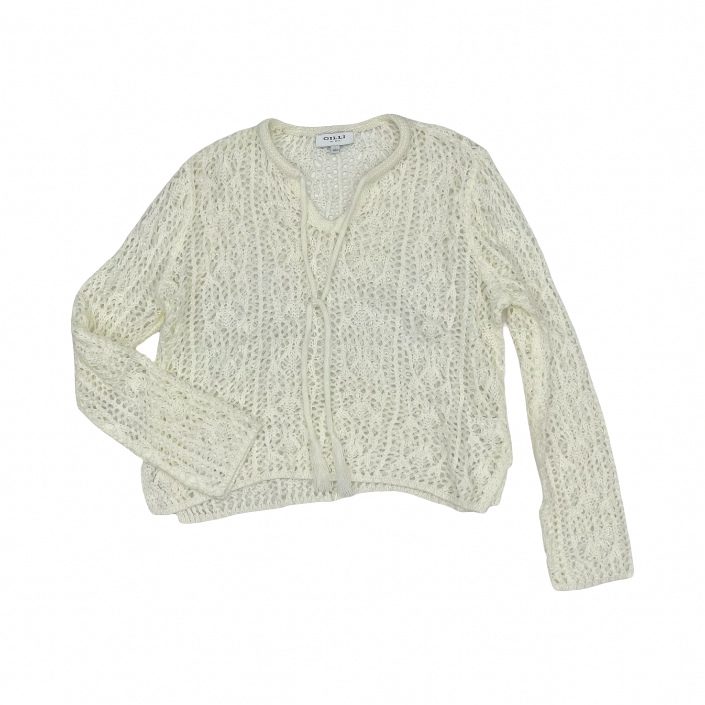 Sweater By Gilli In Cream, Size:L