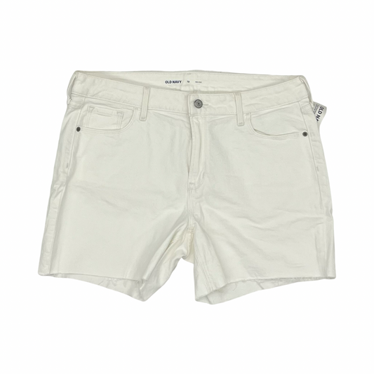 Shorts By Old Navy In White Denim, Size:12