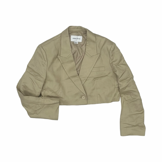 Blazer By Clothes Mentor In Tan, Size:S