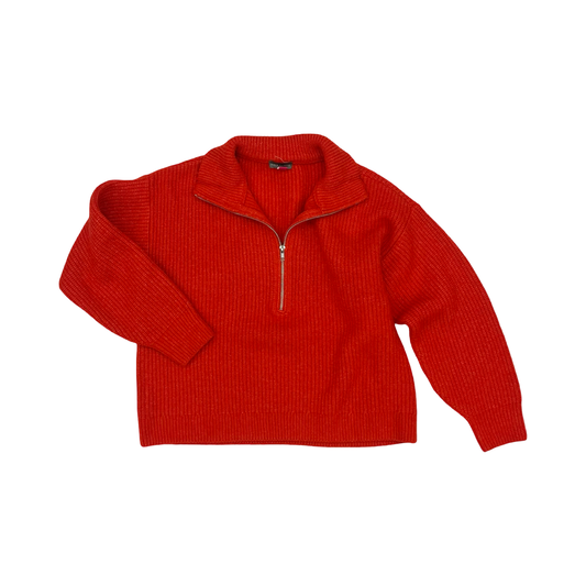 Sweater By Vince Camuto In Orange, Size:L