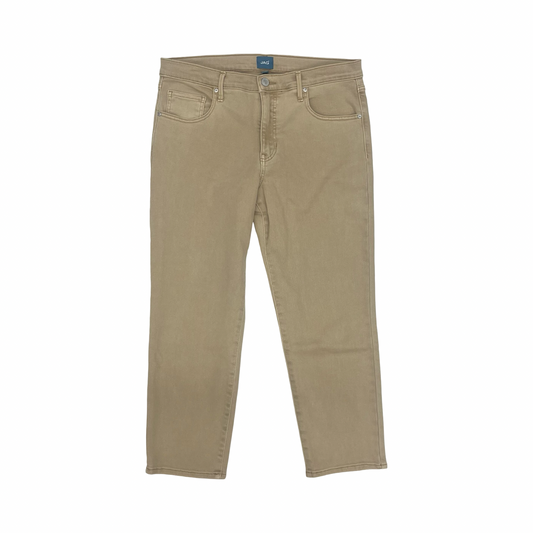 Jeans Cropped By Jag In Tan, Size:14