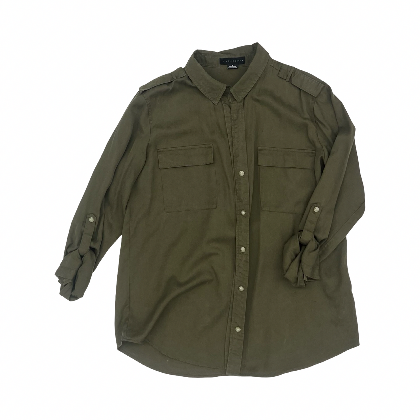 Blouse Ls By Sanctuary In Green, Size:M