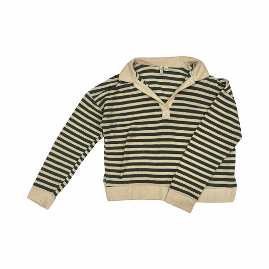 Top Ls By Cato In Cream & Green, Size:L