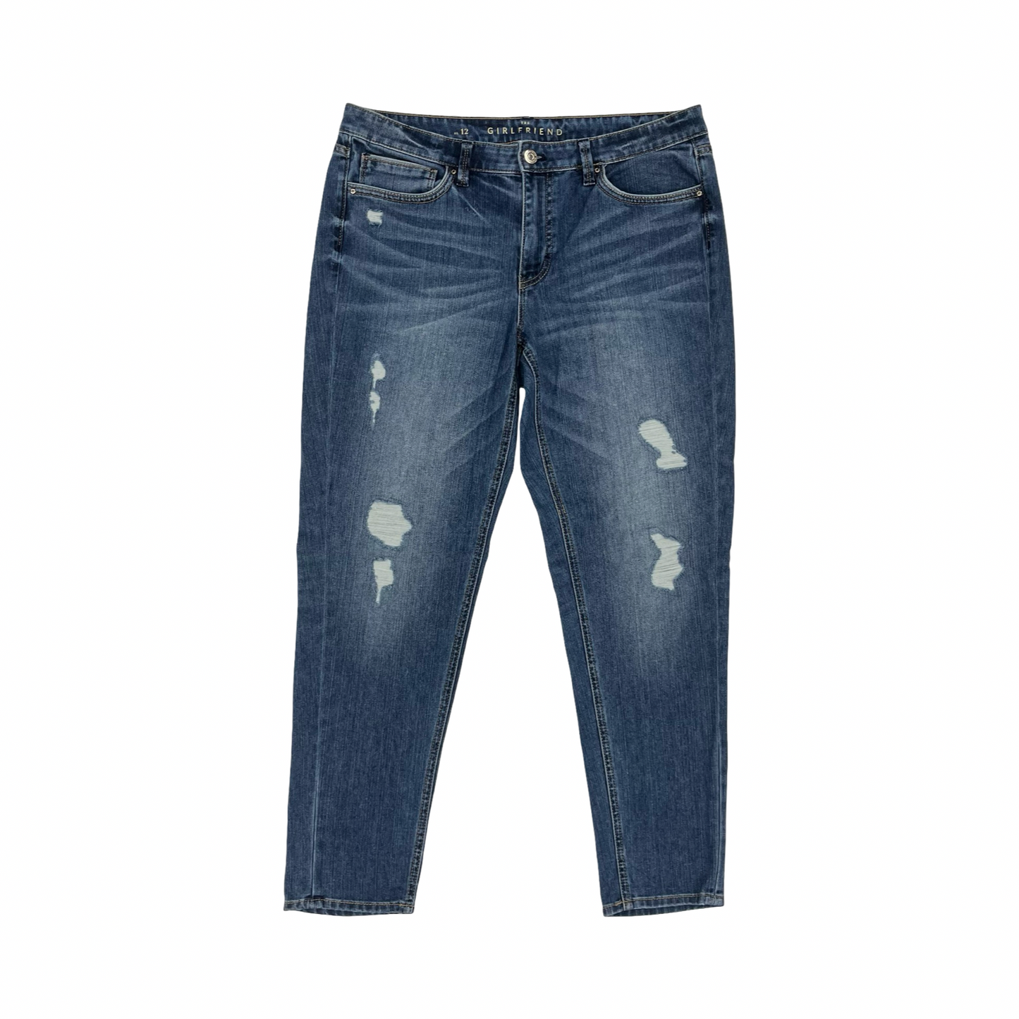 Jeans Boyfriend By White House Black Market In Blue Denim, Size:12